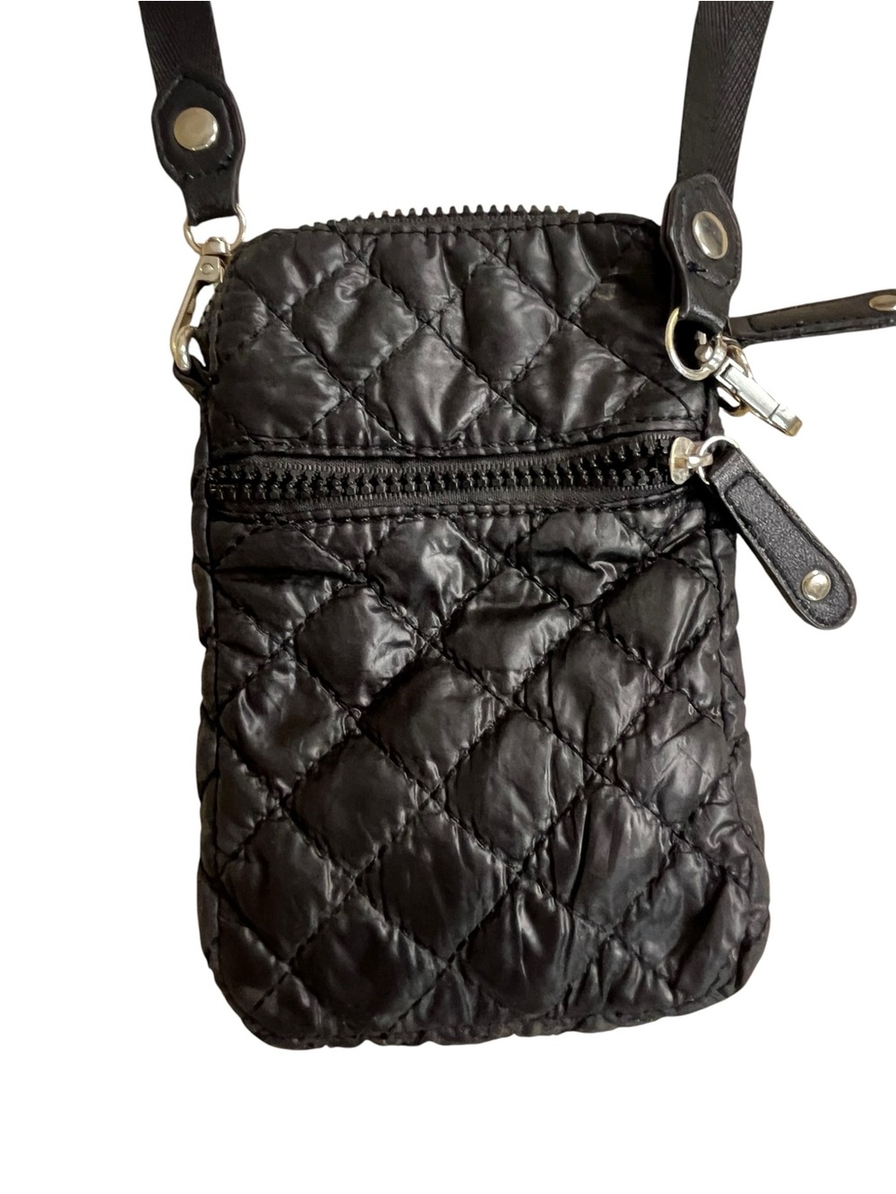 Quilted Crossbody Bag black - Black sku132 - Picture 7 of 7